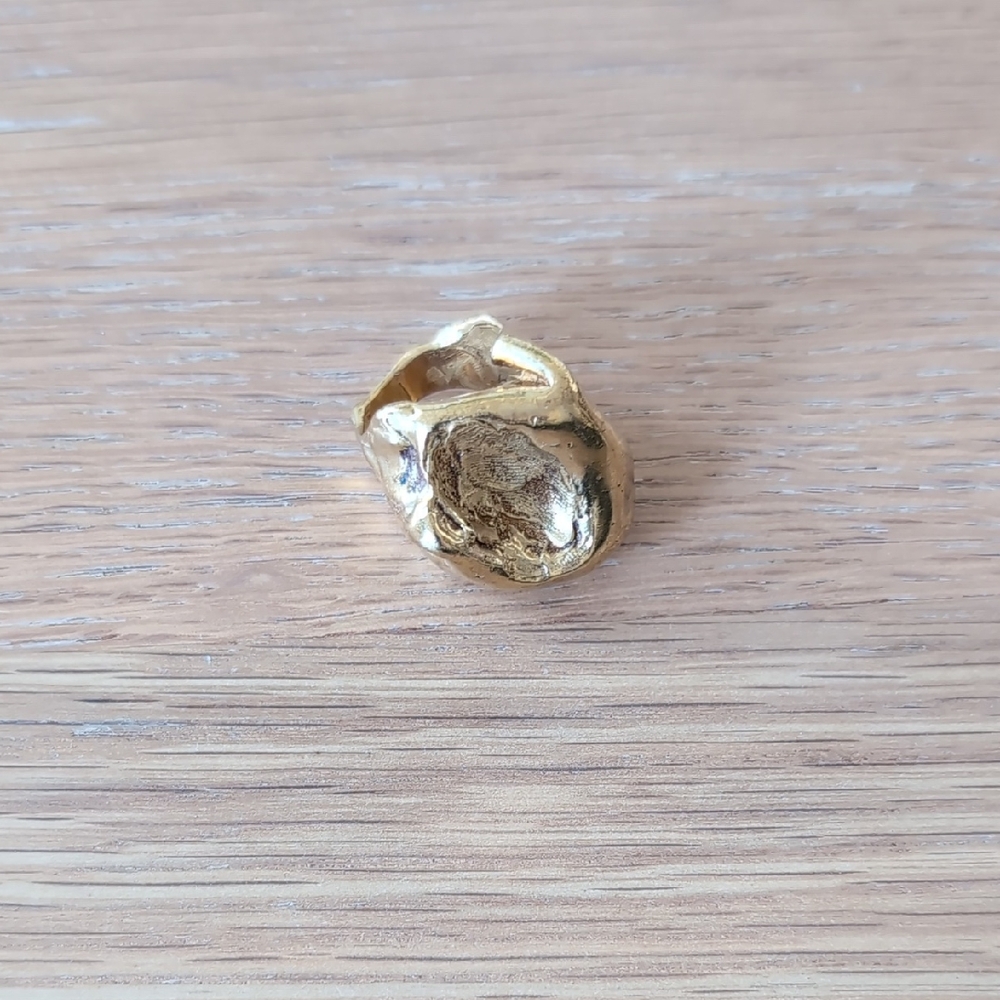 Simuero Huella Gold Ring